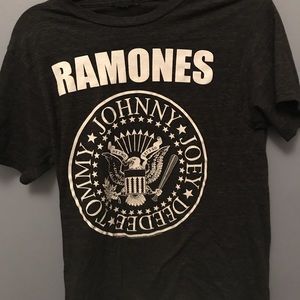 Women’s small Ramones t-shirt $4